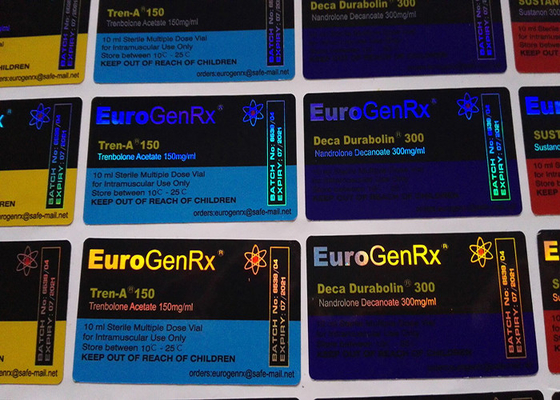 Euro Gen Rx Deisgn İlaç Etiket Çıkartmaları, Güçlü Yapıştırıcı Eczane Etiketleri Çıkartmaları