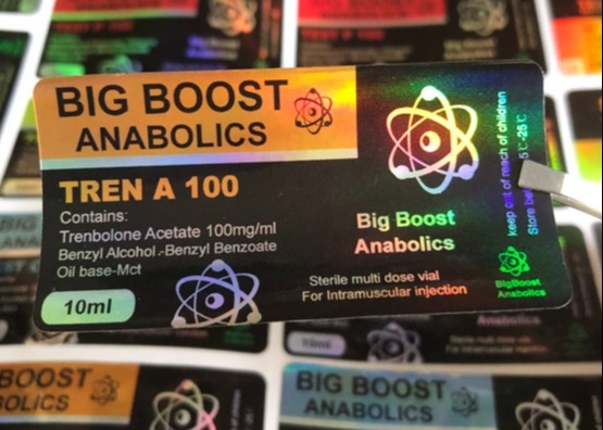 Big Boost Anabolikler Tren A 100 10ml Flakon Etiketleri