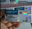 Dijital Baskı Teknolojisi 10ml Şişe Etiketleri Tek Yanlı Hologram