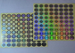 Flakon Etiket Kutusu Ambalajı İçin Tamper Kanıtlı 3D Özel Holografik Etiketler