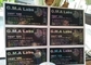 Siyah GMA Labs İlaç Şişe Etiket DECA / TEST E 300 Lazer Flakon Çıkartmalar