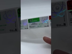 Parlak/Mat Finish TEST E 250 Farmasötikler 10ml Cam Şişe Etiketi İhtiyaca göre özelleştirilmiş Hologram