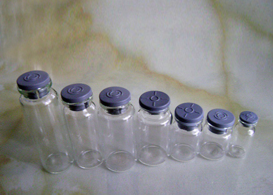 Sıvı Tıp Küçük Cam Şişeler / Sıkma Kapağı ile Mini Cam Şişeler Tıpalar
