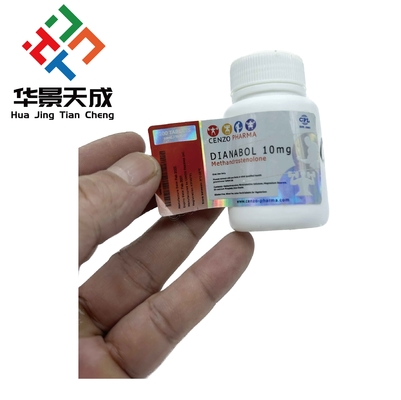 Methandrostendlone 10mg 100 Tabletler Hologram özel hap şişesi etiketleri