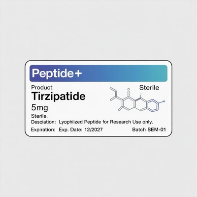 GHRP6 5MG 2 MLBottle Etiket Dikkate Alınması Peptid toz etiketleri için