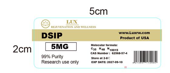 Dsip 5mg Self Adhesive Labels Small Vials Labels
