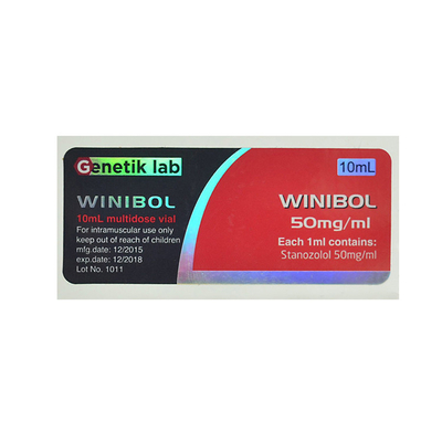 Genetik Lab Winibol 50mg Oral Hap Şişe Etiketi