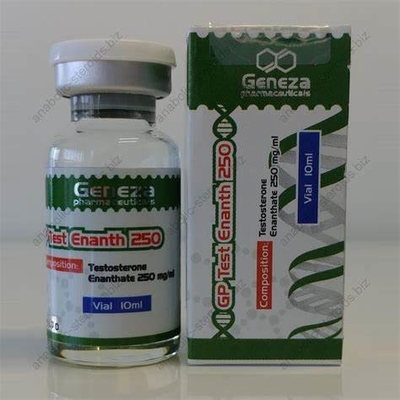 Testosteron Ürünleri İçin Geneza Pharma 10ml Flakon Etiketleri ve Kutuları