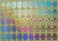 Gökkuşağı Renk Güvenlik Hologram Sticker, Özel Vinil Çıkartmaları Etiketler