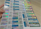 Hologram Baskı 10ml Özel Flakon Etiketleri Çıkarılabilir İlaç Etiketleri