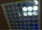 Yuvarlak Güvenlik Hologram Sticker Pantone Renkler Çeşitli Tasarımlar Kes Die