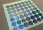 Yuvarlak Güvenlik Hologram Sticker Pantone Renkler Çeşitli Tasarımlar Kes Die