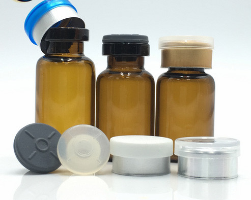 Açık kahverengi 10 ml cam şişeler Enjeksiyon için küçük cam şişeler sıvı yağ