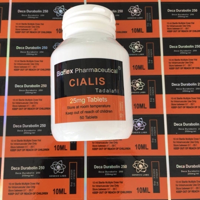 10ml Rulo Flakon Etiketleri Eczane Peptid Enjeksiyonları için Etiketler Altın Folyo Baskılı Flakonlar