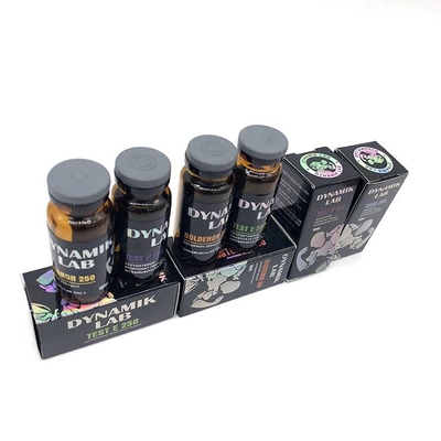 Test 250 Şişe Etiketi 10ml Şişe Etiketi Injeksiyon Yağı Camı için Etiket Dikkate Alıcı Baskı