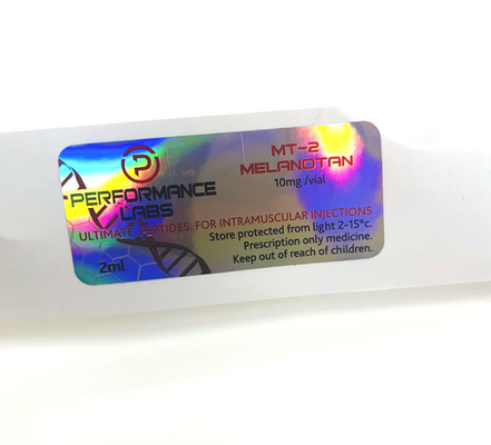 Cyp 250mg Yapışkan Çizik Etiketi Holografik Özel Baskılı Etiket 10ml şişe etiketleri