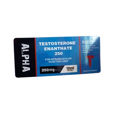 Deca 250mg İlaç Enjeksiyon İlaç Cam Şişe Etiketler 25x60mm Lazer Hologram Malzemesi