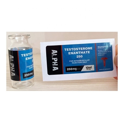Deca 250mg İlaç Enjeksiyon İlaç Cam Şişe Etiketler 25x60mm Lazer Hologram Malzemesi