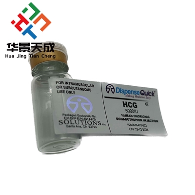 PVC 2ml Peptid Şişesi Semaglutide Etiketleri Bpc 157 Yapışkan Su geçirmez