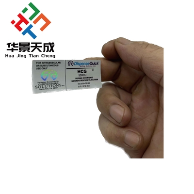 PVC 2ml Peptid Şişesi Semaglutide Etiketleri Bpc 157 Yapışkan Su geçirmez