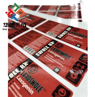 Parlak/ mat Finish Anavaroxandrolone Hapları Steroidler Tabletler Etiketler 10ml VIAL için