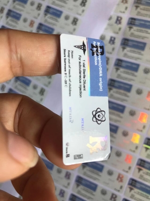 Tirzepatide için güçlü yapışkan vinil 2 ml şişe peptit etiketleri özelleştirilebilir ve dayanıklı