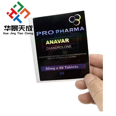 Polipropilen Dianabol Oral 50 Tablet USP Sterilizasyon Etiketler Hap Oral Çantalar Etiket Baskı ALUMİYUM ZIP Kilitli Çantalar