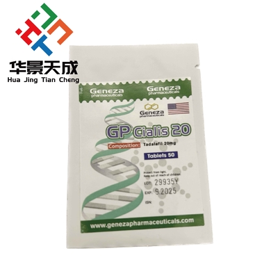 Anavar Oxandrolone 50 Tabletler Hap BAGS Etiket Hologram Baskı Su geçirmez Farmasötik Kullanım