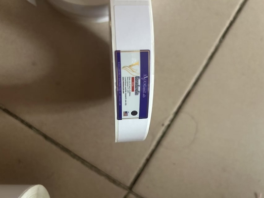 Çeşitli Peptid Ürünleri İçin 2 ml Şişe Etiketleri Yuvarlak Altın Baskı ile