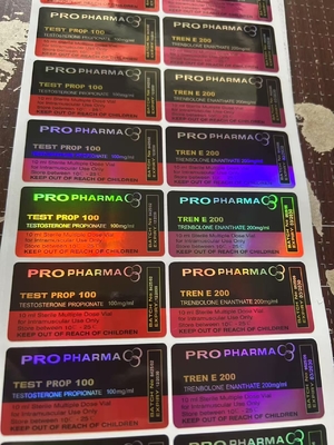 Testo Propionate 100mg Hologram Lazer 10ml Cam Şişeler