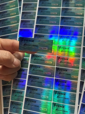 Tirzepatide 60mg 2ml cam şişe etiketleri PET Hologram Lazer malzemeleri ile