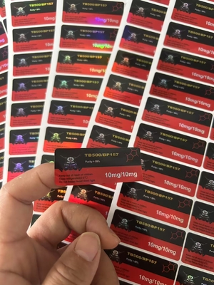 HCG 5000iu 2ml Cam Şişe Etiketleri Su Geçirmez Etiketler