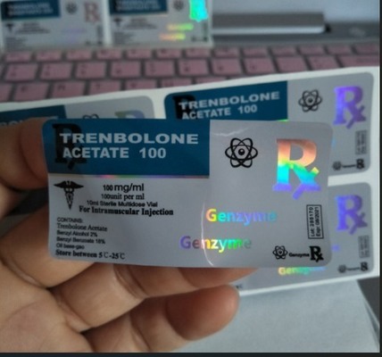 10 ml şişe etiketleri ve kutular için özelleştirilmiş logo ve marka