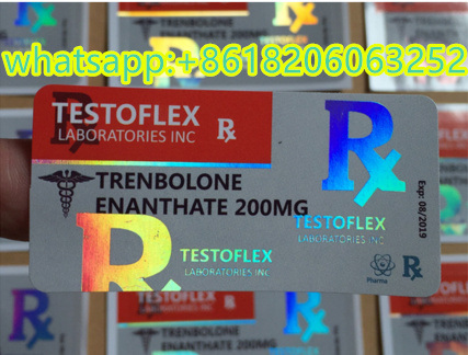 Androl Test 250 PVC Su Geçirmez Etiketler 10ml Cam Flakonlar İçin