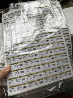 5-amino-1mq 50mg PVC Malzeme 3ML Peptid Şişesi Etiketler