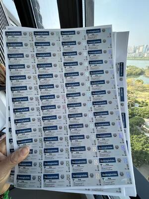 Semaglutide 5MG 2 ml 3 ml cam ilaç şişeleri Etiketler