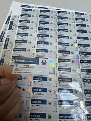 Semaglutide 5MG 2 ml 3 ml cam ilaç şişeleri Etiketler