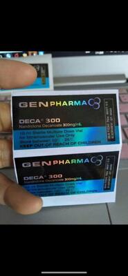 10ml Test E 250 Lazer Malzemesi Etiketleri Kaslı Adam Logosu İle