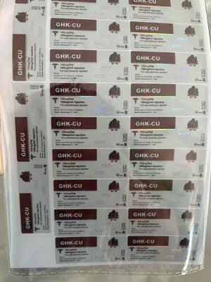 Glow 70mg 2ml 3ml Şişe Etiketleri Özelleştirilmiş Tasarımla