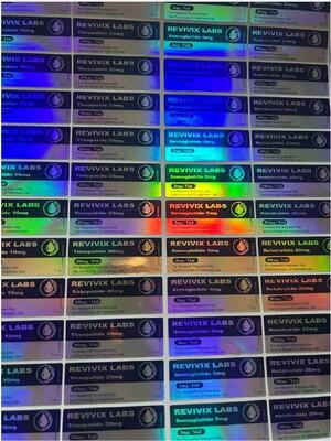 BPC 157 5mg Peptit Şişe Etiketleri