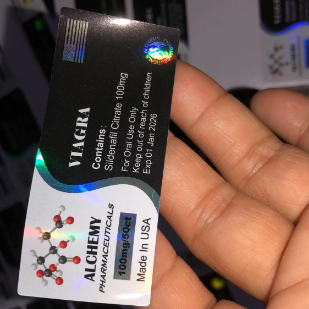 Vigra 100mg customized design plastic bottle labels 