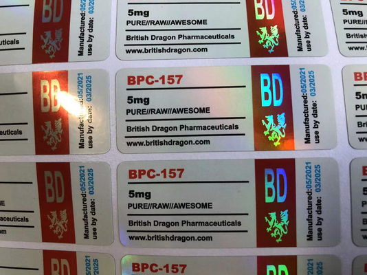 BAC Su 3ml Beyaz PVC etiketleri