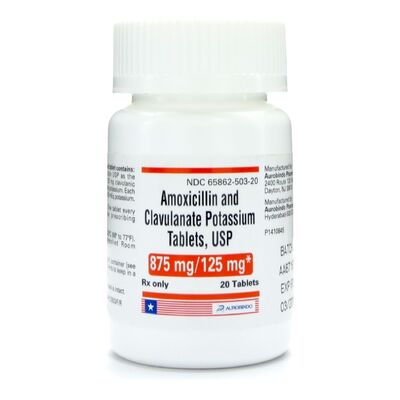 Amoksisilin Oral 100mg Tabletler Hap Şişesi Etiketleri ve Kutuları Özelleştirilmiş