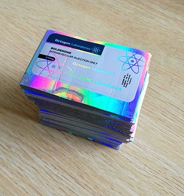 Dijital Baskı Şişe Şişe Etiket Dikdörtgen Şekil 10ml