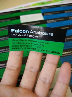 Kimyasal Dirençli İlaç Şişesi Etiketi İlaç Paketi