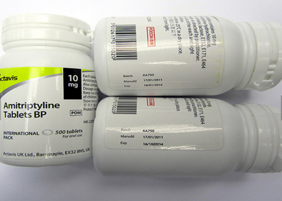 Hap Şişesi Talimatı Özel Flakon Etiketleri PET Malzemeli Parlak Kaplama