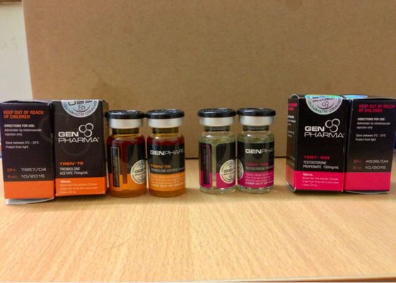 Özel Baskı Suya Dayanıklı 10ml Flakon Etiketleri / vial Şişe Etiketleri Ve Kutuları