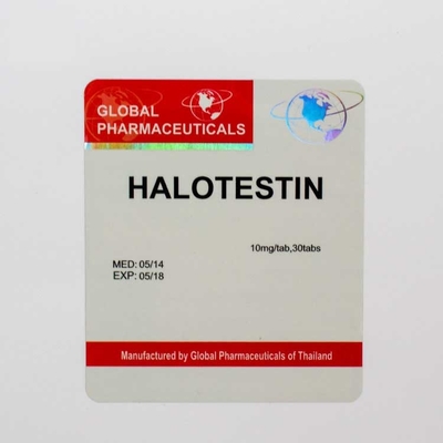 Suya Dayanıklı Kaplı Kağıt İlaç Şişesi Renklendirilmiş Özelleştirilmiş Şekil Etiketleri