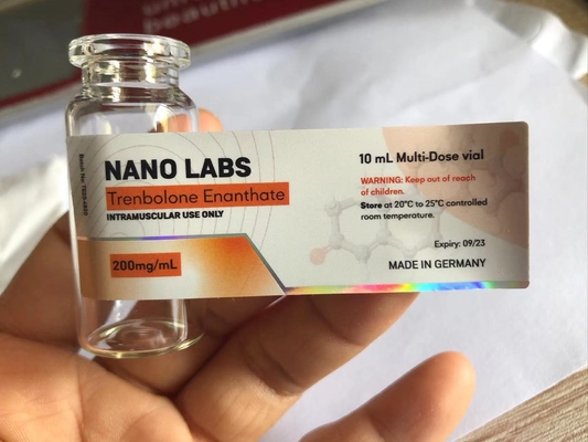Steroid Enjeksiyon Etiketleri 1ml Şişe Etiketleri Vücut geliştiricisi için