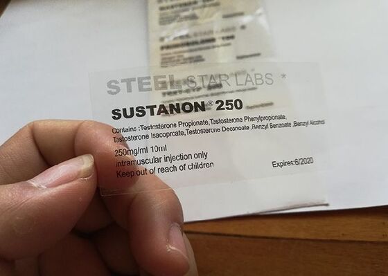 10ml flakon cam şişe için şeffaf Materail özel yapışkanlı çıkartmalar